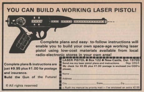 Get your laser weapon